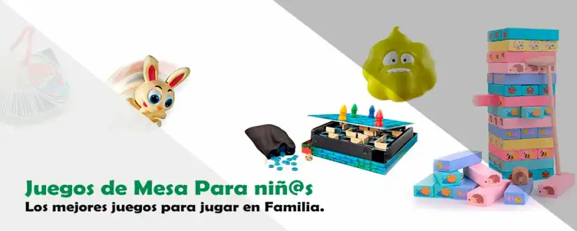 Portada Juegos de Mesa para Niños